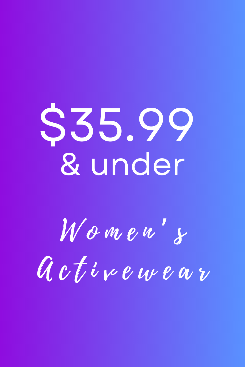 On Sale Women’s Sustainable Recycled Activewear