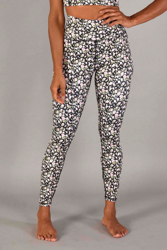 Ultra High Rise Recycled Luxe 7/8 Legging in Sugar Pink Floral