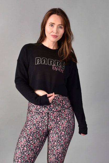 Barre Babe Crop Sweatshirt